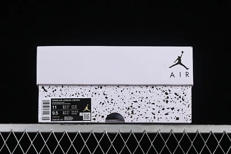 All categories Air Jordan Jordan series basketball shoes Air Jordan 4 GX foreign trade version Air Jordan 4 Retro "Vivid Sulfur" AJ4 Joe 4 Bai Lei Gong AQ9129-101